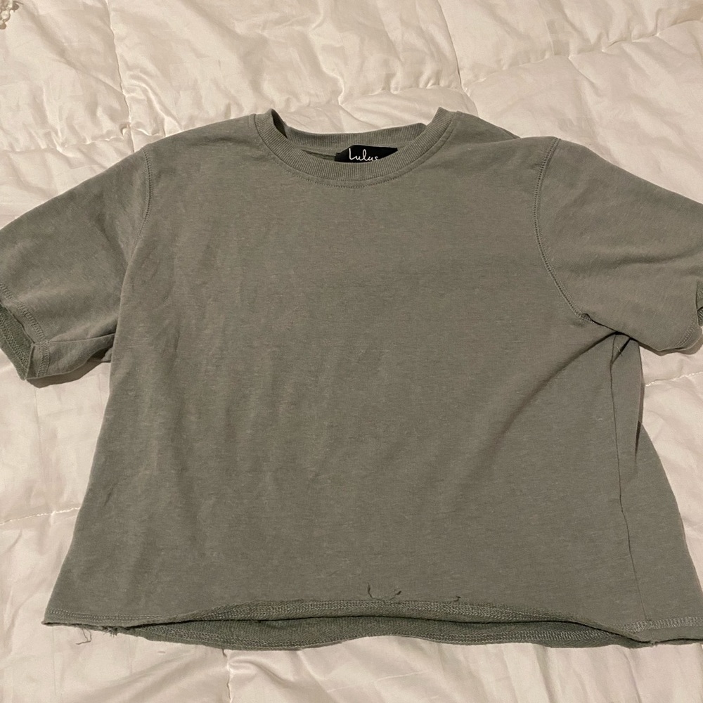 Lulus cropped tee
